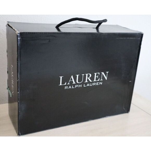 Lauren Ralph Lauren Women's Sz 7.5B Black Bonne Leather Ankle Booties - Picture 2 of 13